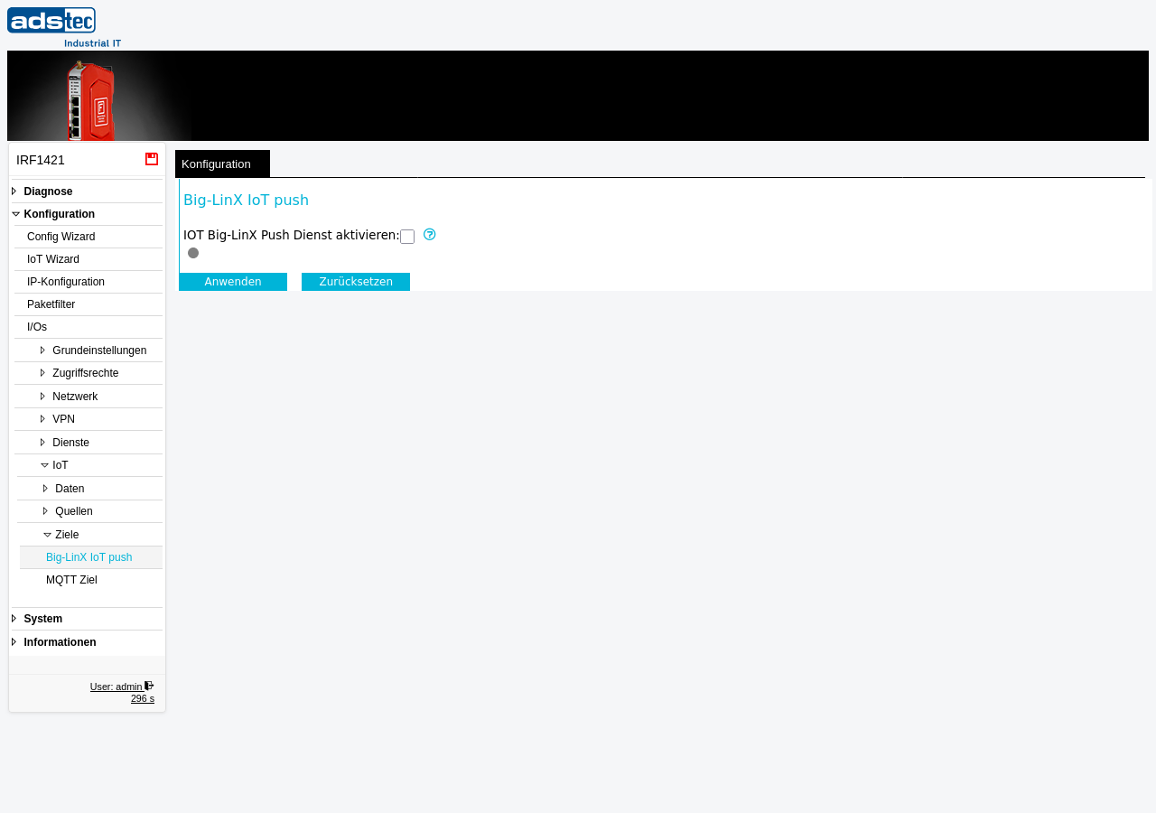 Big-LinX IoT Push