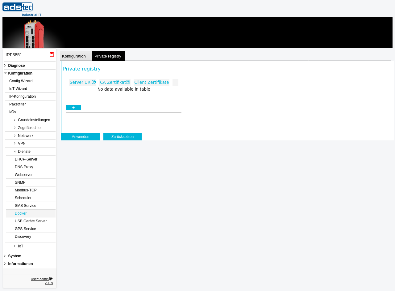 Private registry