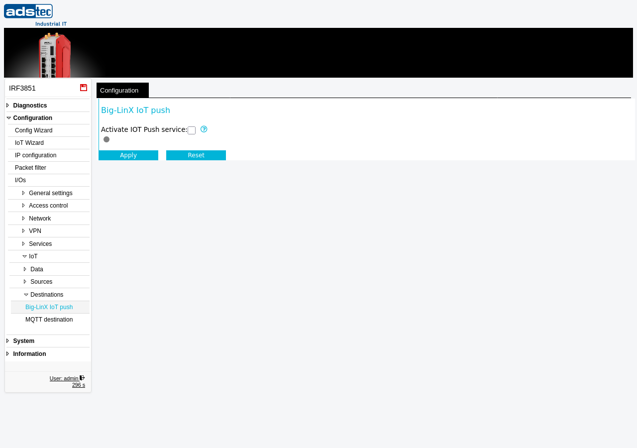 Big-LinX IoT push
